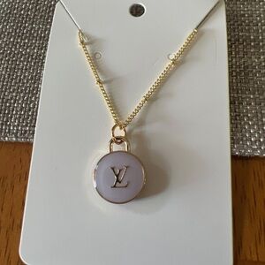 louis vuitton charm repurposed into bracelet